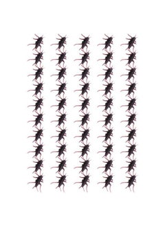 Fake Bugs 50Pcs Insect Prank Toy Cricket Props Plastic Fake Insect Toys Prank Scary Trick Tricky Brains Joke Gifts For April Fool Party Props Office Pranks