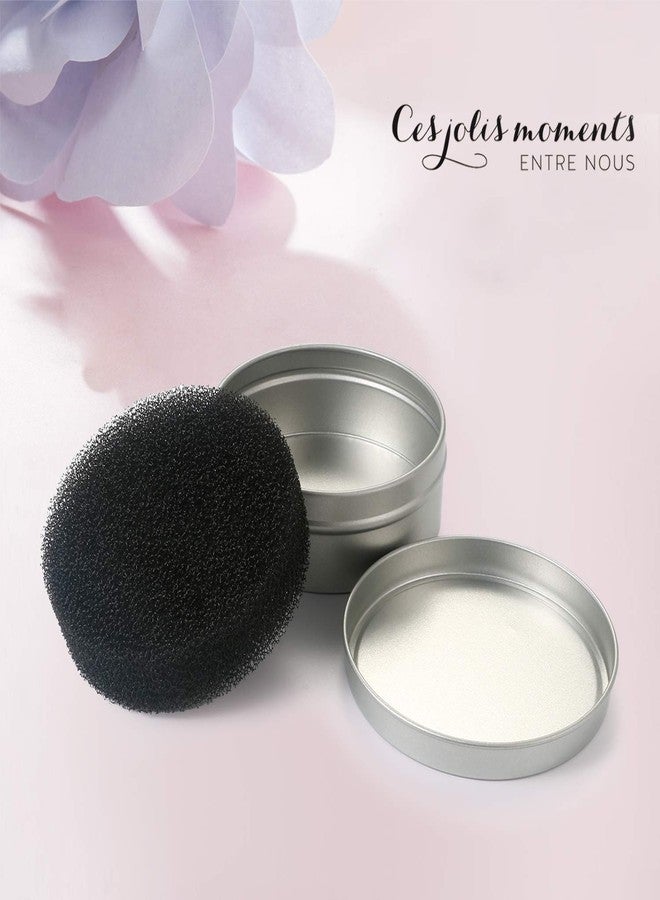 Vtrem 2 Pack Color Removal Sponge Portable Makeup Brush Clean Sponge Box Activated Carbon Dry Cleaning Tool Easily Remove Eye Shadow or Blush Color from Makeup Brushes and Switch to Next Color - Image 3
