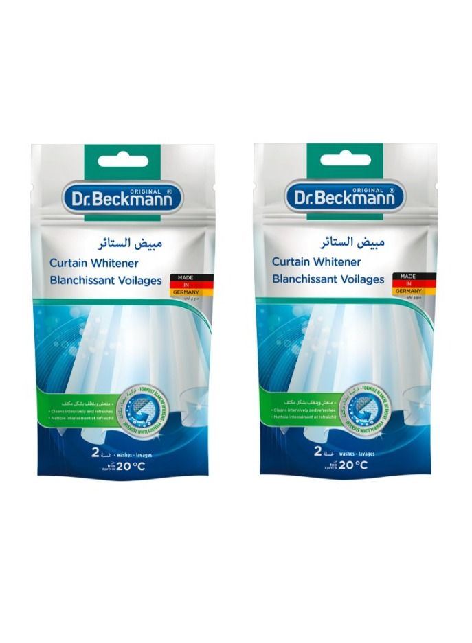 Dr. Beckmann 2 Piece set Curtain Whitener 2 washes ( 2 X 80 g) - Image 1