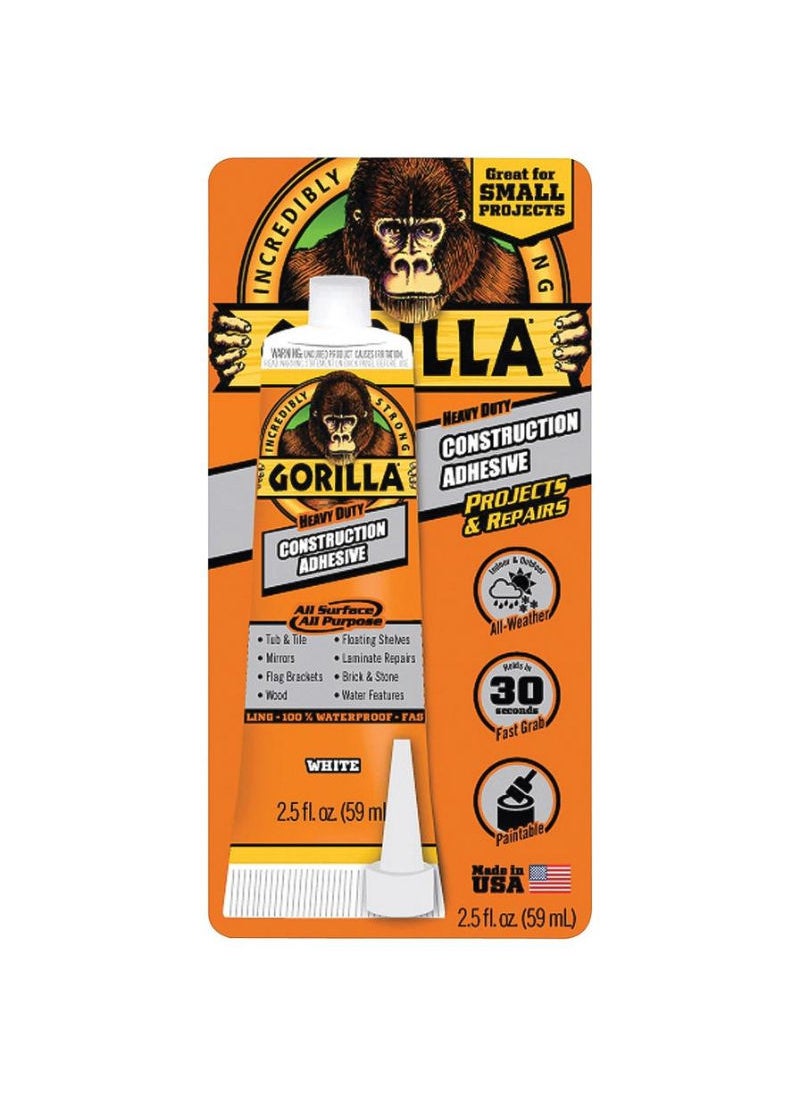 Gorilla Gorilla Construction Adhesive Tube 