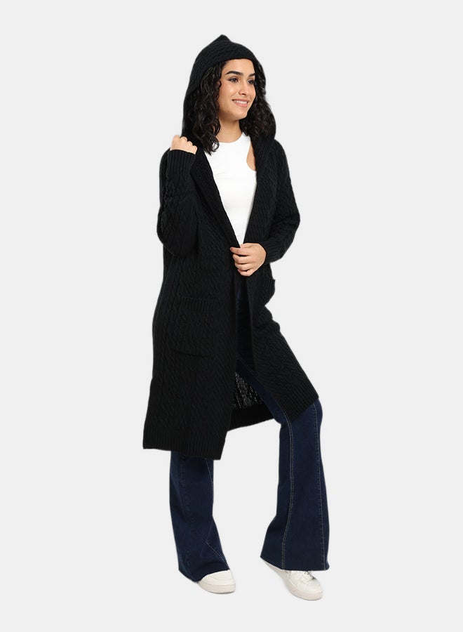 Carina Hooded Midi Cardigan - Image 3