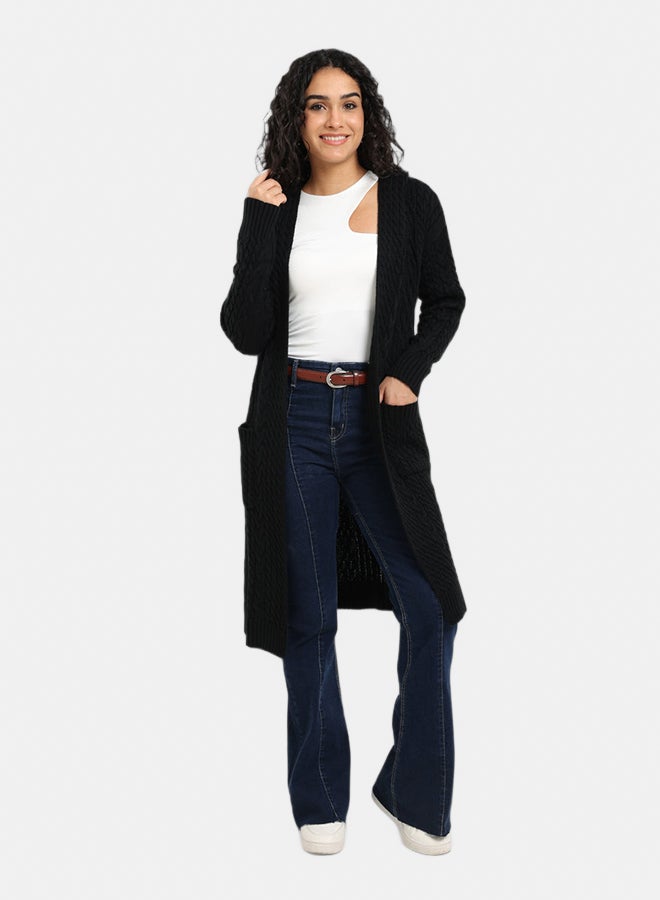 Carina Hooded Midi Cardigan - Image 1