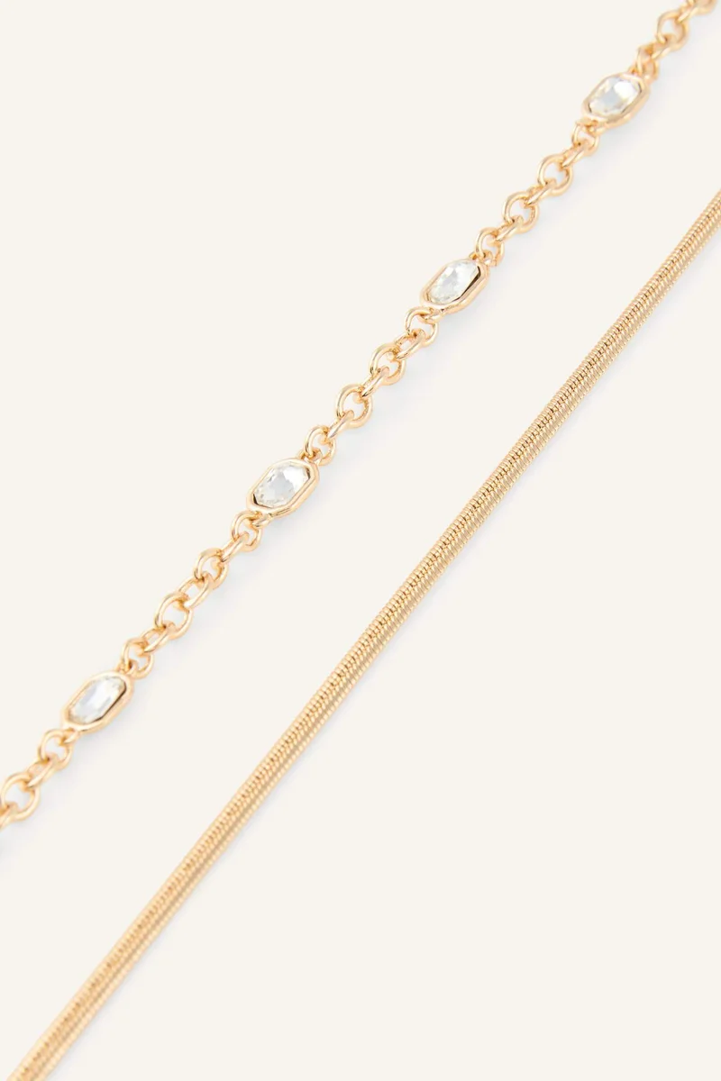 Defacto  2 piece Necklace  | Best Price UAE