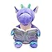Cuddle Barn Dalton The Storytelling Dragon with Light Up Book Animated Stuffed Animal Plush Toy Mouth Moves Head Sways Recites 5 FairyTales 11 Height - Image 2