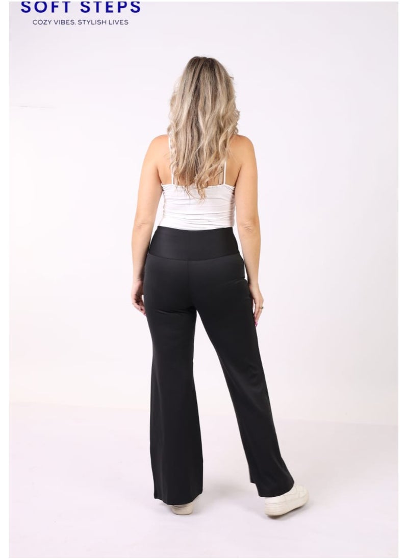 High waist Sportswear Leggings Pants Wide Leg Black Size XL - pzsku/Z02963C60D7B2F9728575Z/45/_/1731846844/ccede0b6-5584-46b8-bab5-b727cb389163