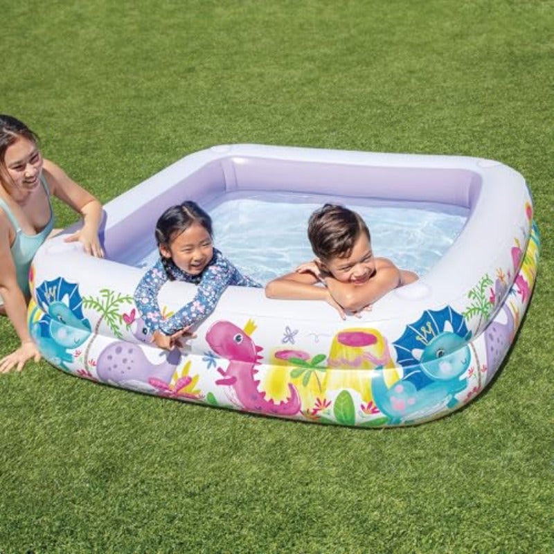 57470 Infltable Kiddie Pool With Sun Shade - Image 5