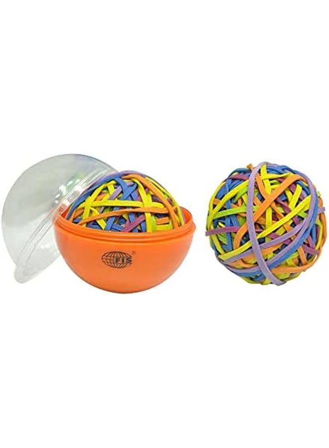 FIS Fsrb01A Rubber Bands Ball Set 12 Pieces 89 Mm X 1.7 Mm Size Assorted - Image 2