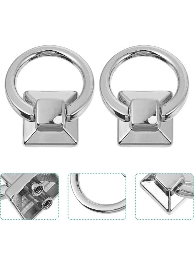 klarako 5PCS Chain Strap Bag Buckle Purse Chain Connector Link Clips with O Rings DIY Leather Craft Purse Replacement for Purse Making Silver 