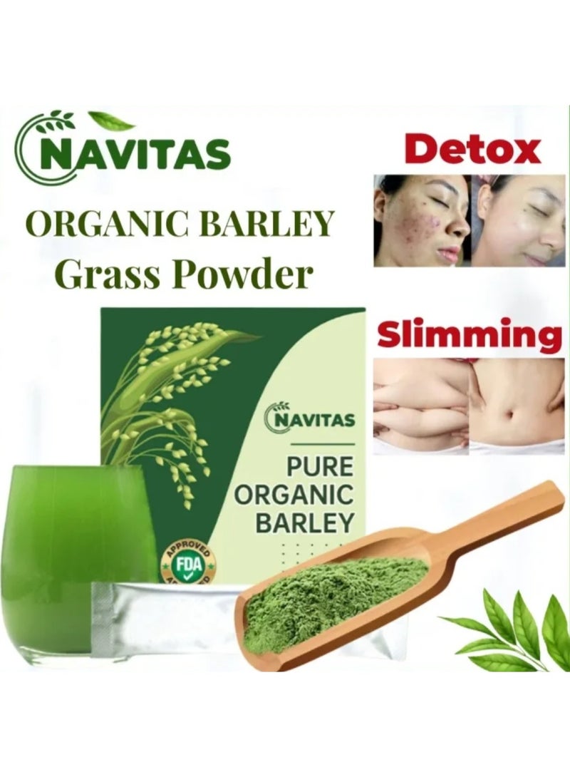 نافيتاس مسحوق شراب الشعير العضوي النقي . - Image 4