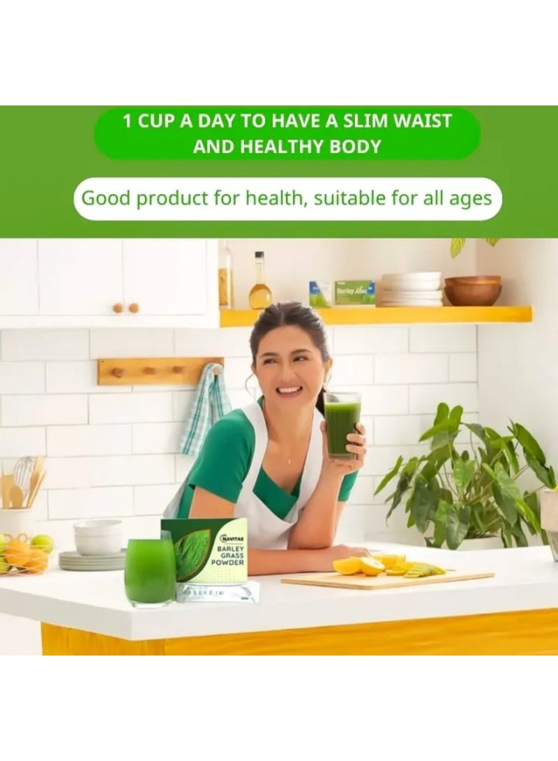 نافيتاس مسحوق شراب الشعير العضوي النقي . - Image 3