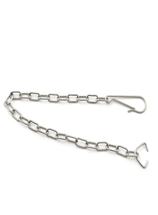 PZRT 2pcs Universal Toilet Drain Cover Chain 21cm Stainless Steel Toilet Flapper Chain Replacement - Image 5