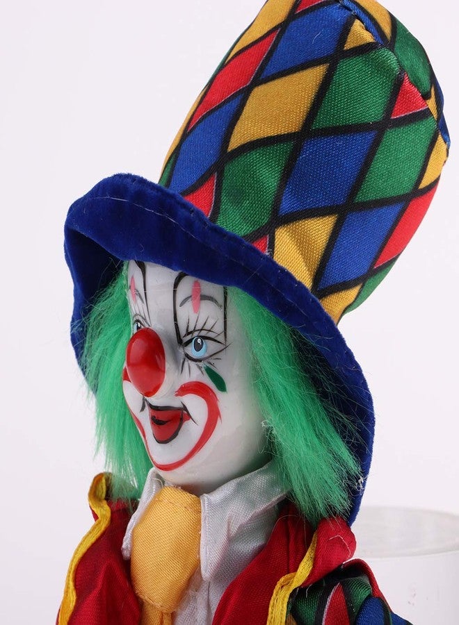 KODORIA Clown Doll Clown Figure Doll Halloween Ornaments Home Table Desk Top Decor - #4 - Image 3