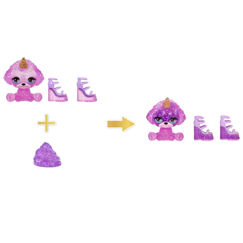 Rainbow High Violet, Purple with Slime Kit & Pet, 11" Shimmer Posable Fashion Doll with DIY Sparkle Slime, Magical Yeti Pet, Fun Play Accessories, Great Toy Gift for Girls Kids Ages 4-12 Years - Image 2