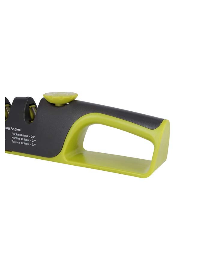 Royalford Knife Sharpener- RF12352/ Diamond, Tungsten Steel and Ceramic Wheel Slot with Angle Adjusting Button/ for Repairing, Restoring, Polishing Blades, Perfect for all types of Knives Multicolor - Image 3