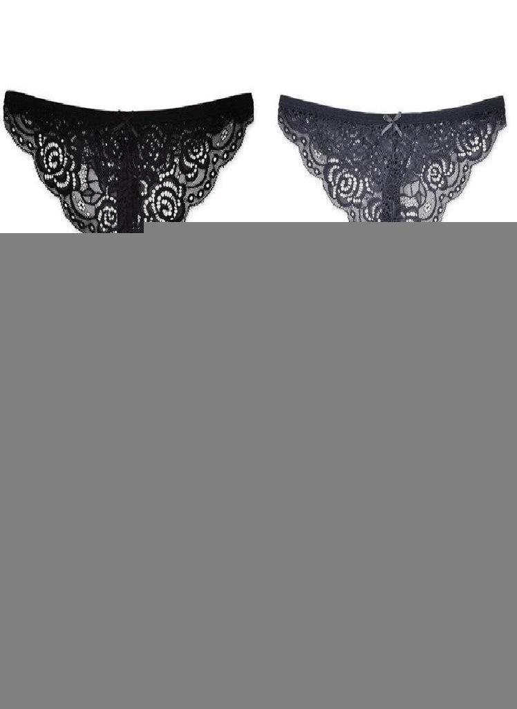 Eckek - 3Pcs/Set Julexy Big Thongs Lace  Women Panties Solid Plus Size Hollow Out Underwear G-string 1XL-4XL Lingerie for Women - Image 1