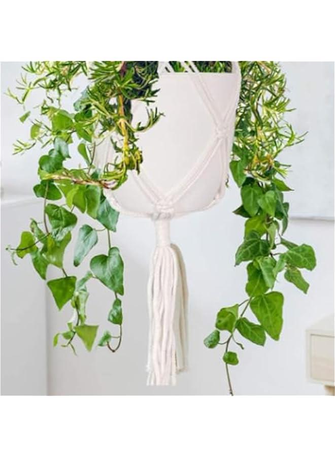 HOOKOR Plant Hanger, 2 Packs Plant Hangers, Home Decor Hanging Planter for Indoor Plants Decorative Macrame Pot Hanger for Home Decor(POTS NOT Included) - Image 3