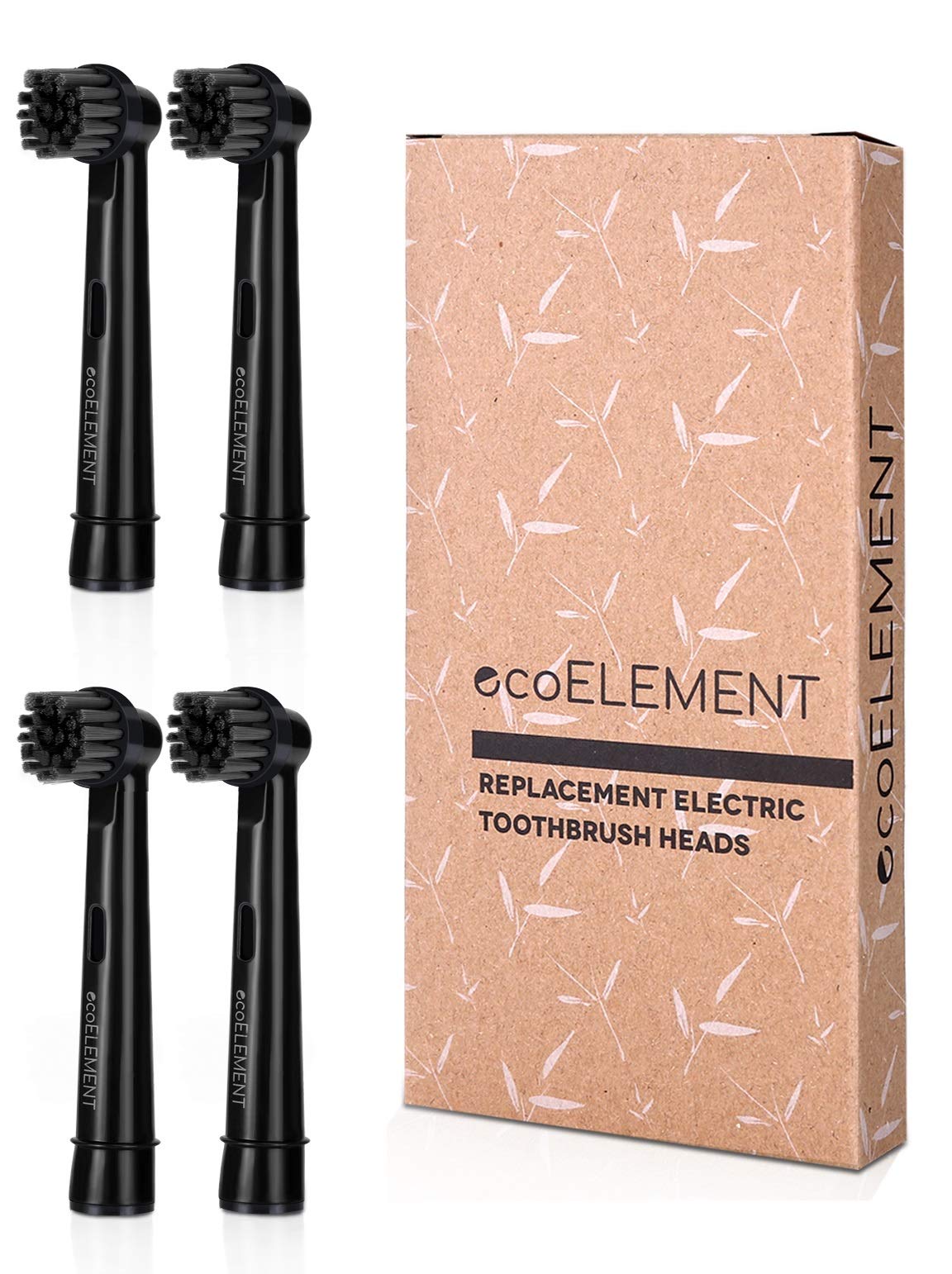 ecoELEMENT Replacement Toothbrush Heads Compatible with Oral B - ecoELEMENT 4 Pcs Electric Toothbrush Brush Heads Compatible with Oral B Replacement Heads Refill 7000/Pro 1000/9600/ 5000/3000/8000