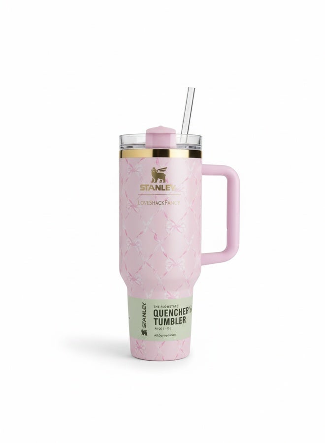 Stanley 40oz Quencher H20 Flowstate Stainless Steel Vacuum Insulated Tumbler with Lid and Straw for Water, Iced Tea or Coffee, Smoothie and More - Image 1