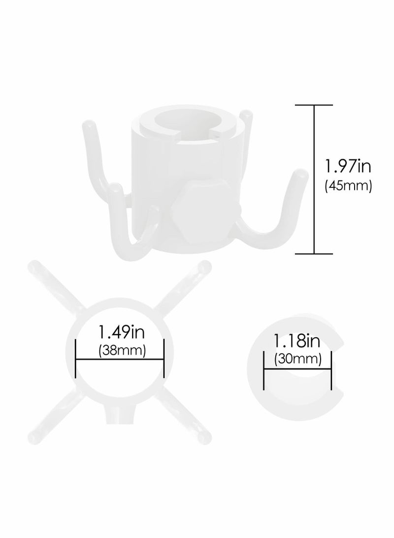 Y&D Beach Umbrella Hanging Hooks, Plastic Adjustable Travel Hooks for Towels, Camera, Sunglasses 4 Pack  - Image 5