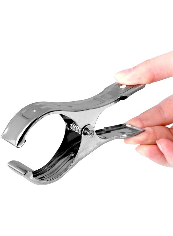 Towel Clips 12 Pack Metal Clothes Pins, Stainless Steel Clothespin Clips for Drying Socks, Hanging Clips, Heavy Duty Clothes Pin, Metal Clips for Craft - Image 4