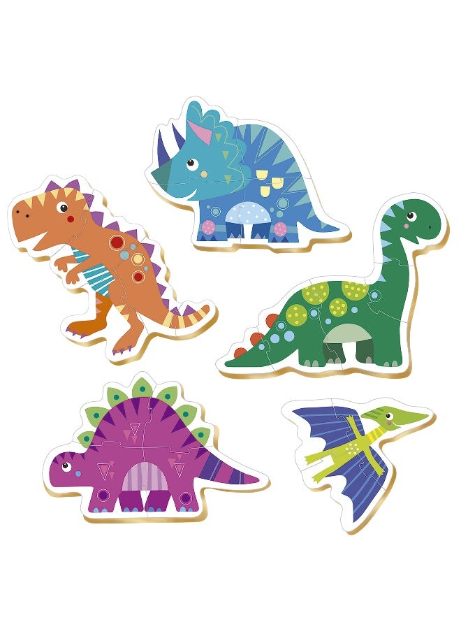 EDUCA لعبة بازل الديناصورات 21 قطعة للأطفال الصغار | لعبة جigsaw للتطوير والمرح للأولاد والبنات، العمر 2+ - Image 2