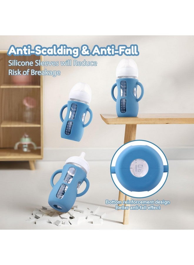 Hranio Silicone Bottle Covers Silicone Sleeve for Avent Natural Glass Baby Bottles Fits Philips Avent Glass Bottle Sleeve Phillips Avent Glass Bottles 8oz (3 Pcs) - Image 4