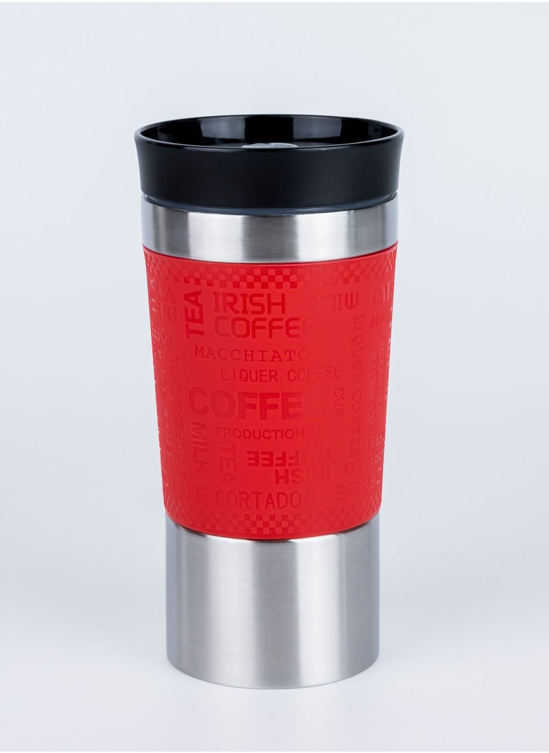 Nessan Tumbler Stainless Steel Vacuum Insulated Travel Mug Water Coffee Cup for Home Office Outdoor Works Great for Ice Drinks and Hot Beverage (450ml, Red) - pzsku/Z0296E03A93C105C37229Z/45/_/1692026489/9c787b4b-266e-41b6-8282-07bb11b67523