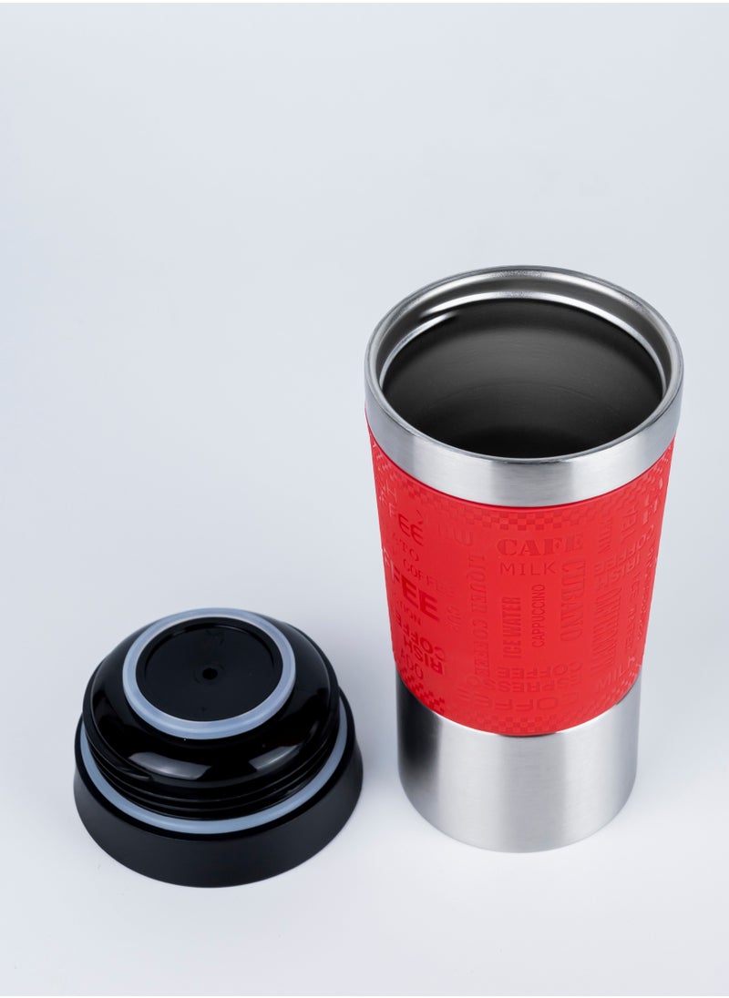 Nessan Tumbler Stainless Steel Vacuum Insulated Travel Mug Water Coffee Cup for Home Office Outdoor Works Great for Ice Drinks and Hot Beverage (450ml, Red) - pzsku/Z0296E03A93C105C37229Z/45/_/1692026492/91341600-1803-49c8-a436-15cae7e6218a