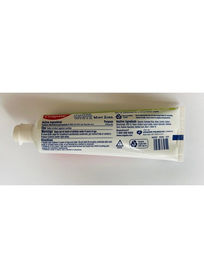 Colgate Sparkling White Whitening Toothpaste, Mint - 4 ounce (6 Pack) - Image 2