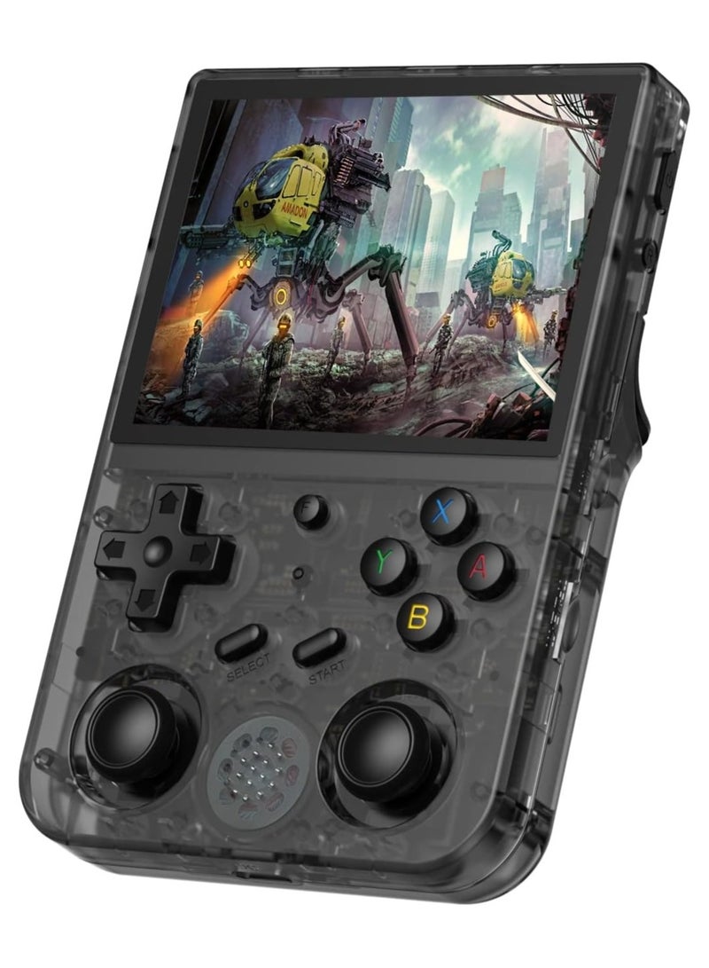 RG353V Retro Handheld Game Linux System, RG3566 3.5 inch IPS Screen, with 64G TF Card Pre-Installed 4452 Games, Supports 5G WiFi 4.2 Bluetooth Online Fighting, Streaming and HDMI (Black) - Image 1
