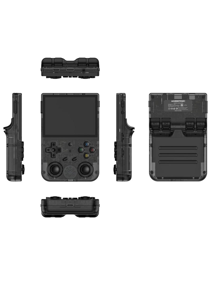 RG353V Retro Handheld Game Linux System, RG3566 3.5 inch IPS Screen, with 64G TF Card Pre-Installed 4452 Games, Supports 5G WiFi 4.2 Bluetooth Online Fighting, Streaming and HDMI (Black) - Image 2