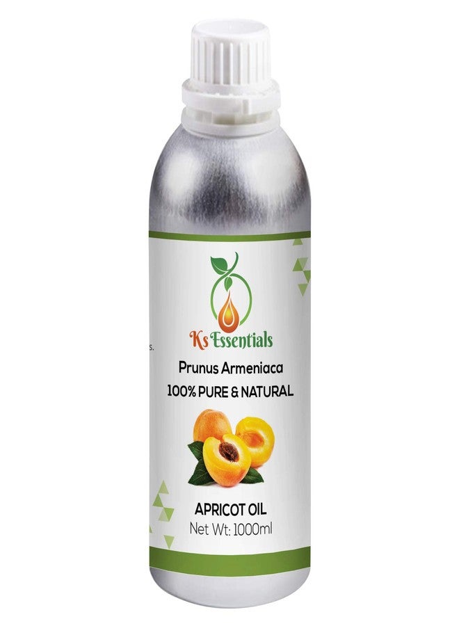Ks Essentials 100% Pure & Natural Therapeutic Grade Apricot Carrier Oil (Prunus Armeniaca) (1000ml) - Image 2