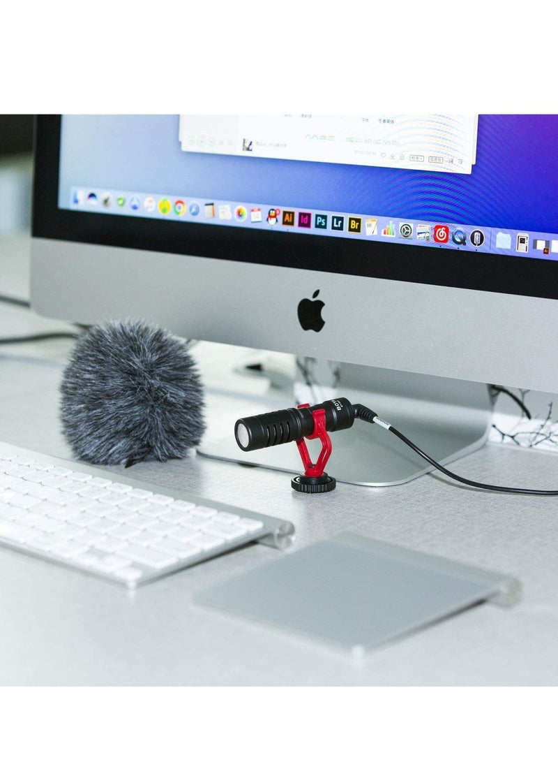 Shotgun Video Microphone, Universal Compact On-Camera Mini Recording Mic, Directional Condenser for DSLR, Camcorder, iPhone, Android Smartphones, Mac, Tablet - Image 5