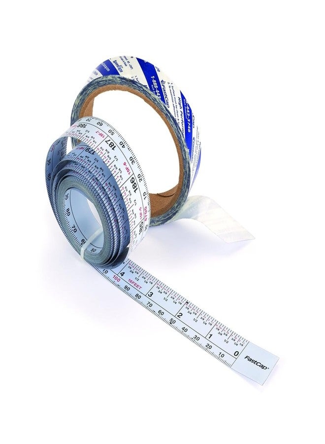 FastCap Peel & Stick Standard/Metric Measuring Tape - Perfect for Professionals and Home Improvement - Ideal for Layout & Cutting Stations - 16' Length, 7/8" Width - 01063 - Image 1