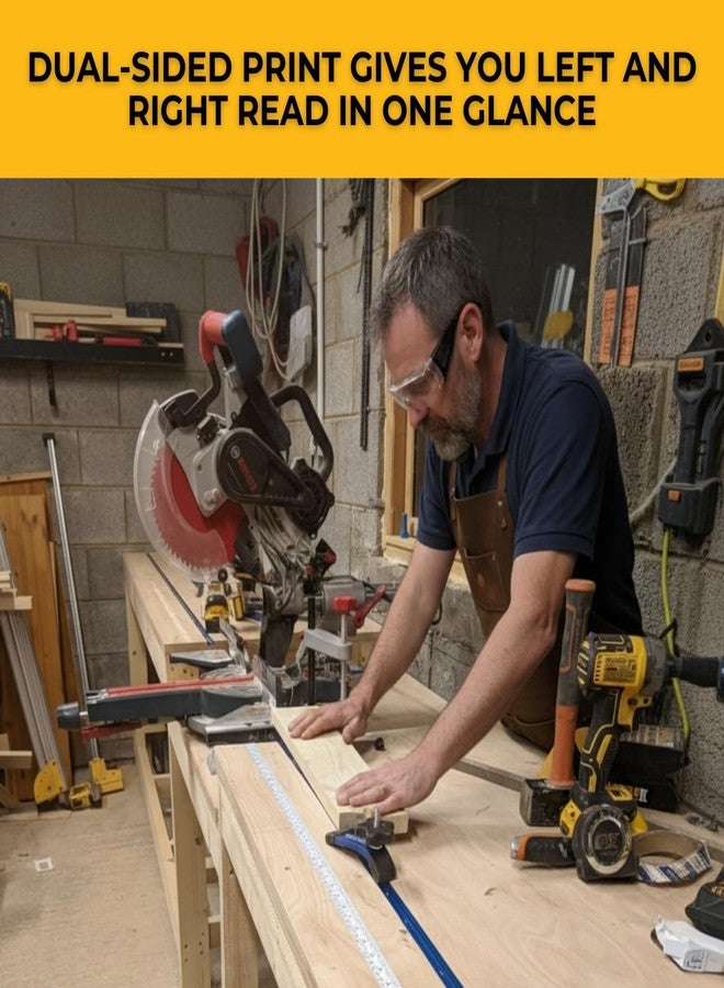 FastCap Peel & Stick Standard/Metric Measuring Tape - Perfect for Professionals and Home Improvement - Ideal for Layout & Cutting Stations - 16' Length, 7/8" Width - 01063 - Image 2