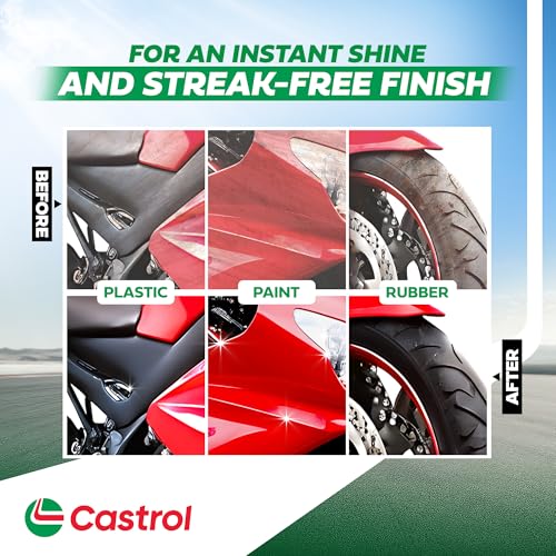 Castrol 3-IN-1 SHINER for Bikes and Cars (100ML) | Provides long-lasting gloss finish | Protects surfaces from UV rays | Excellent shine | Streak-free finish - Image 3