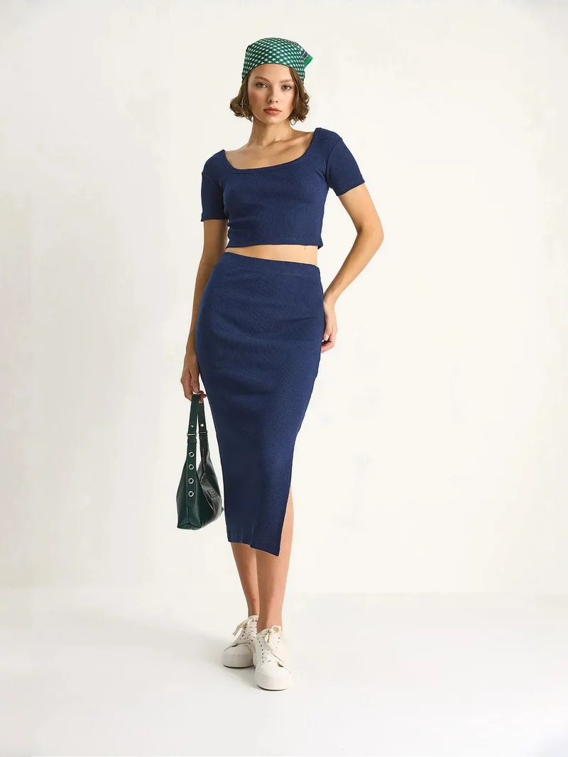 LUCCI Basic Top-Skirt Set