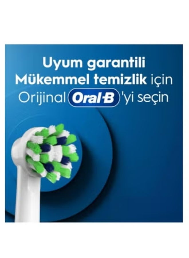 أورال بي رأس فرشاة الأسنان الكهربائية النظيفة الحساسة Oral-B Pro ، على شكل X و فرشات ناعمة إضافية لإزالة الفرشاة اللطيفة وإزالة اللوحة ، حزمة من 8 رؤوس فرشاة الأسنان ، أبيض (قد تختلف التعبئة) - Image 5