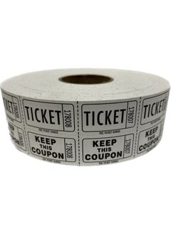 ذا تيكيت جوروس Ticket Guru-Raffle Tickets - (4 لفات من 2000 تذكرة مزدوجة) 8000 تذكرة سحب إجمالية بنسبة 50/50 (اختر مجموعة الألوان أدناه) (أحمر/أزرق/أبيض/برتقالي)  - Image 5