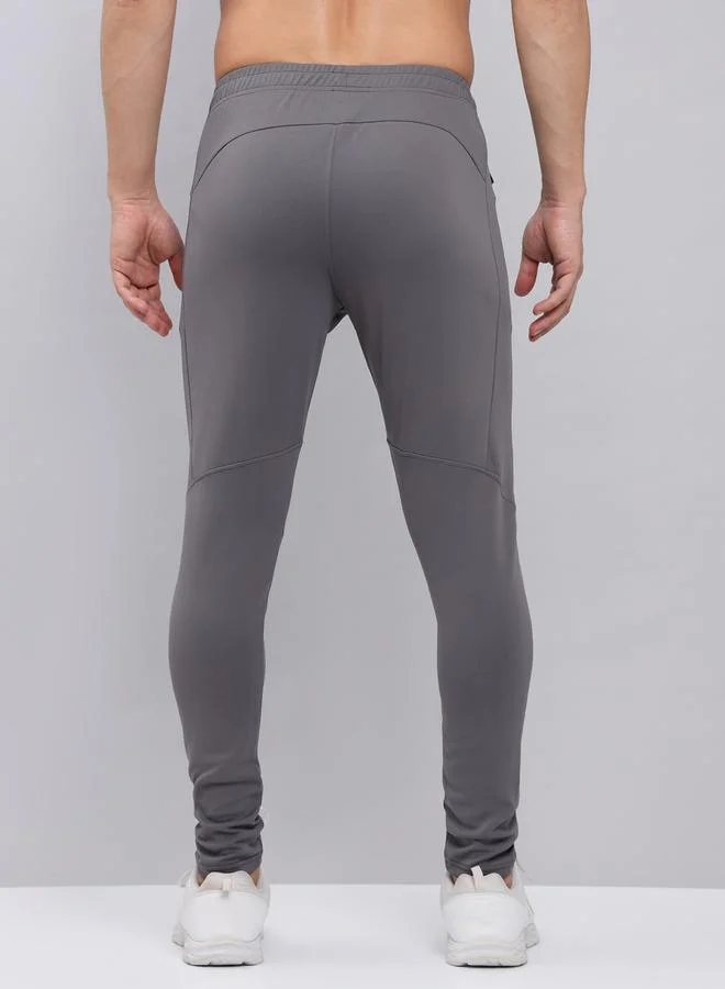 Technosport Technosport Solid Elasticated Trackpants with Pockets