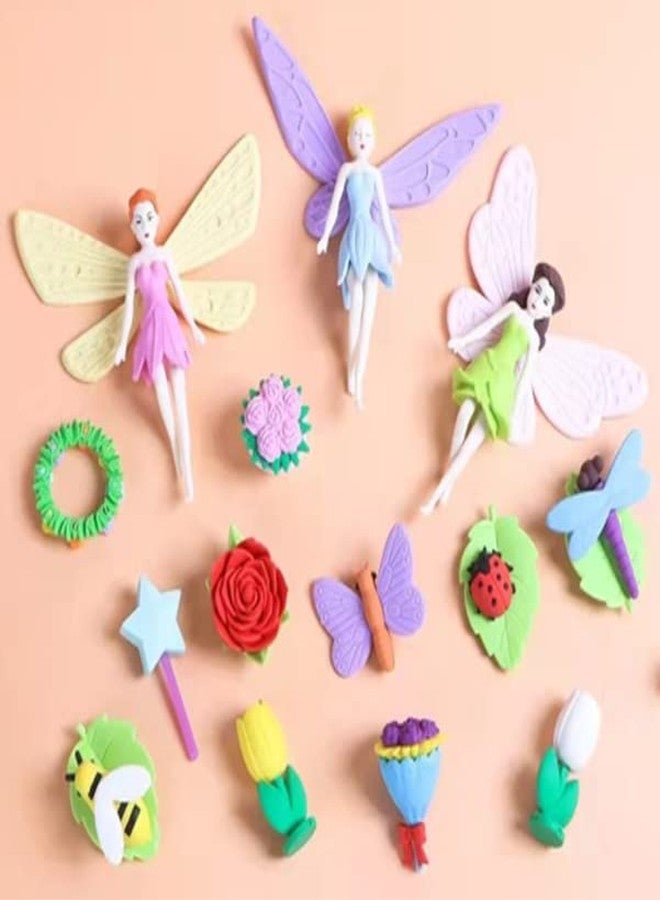 TEMSON Erasers for Kids – Fairy Princess Eraser for Kids, Stylish Erasers for Boys and Girls, Kids Stationary Set, Birthday Return Gift for Children (QH-8219) (C) - Image 3