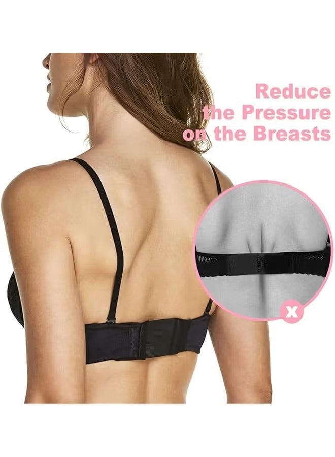 HY 12 Pack Flexible Bra Extender Strap 2/3/4 Hooks Adjustable Bra Strap - Image 5