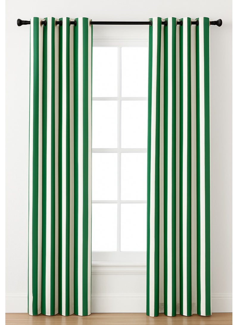 Somer Field Regal Dimout Curtains – 2 Panels, 16 Grommets, 140 W x 240 L cm – Noise-Reducing, Thermal Insulated, Light-Blocking Window Drapes for Living Room or Bedroom - Image 1