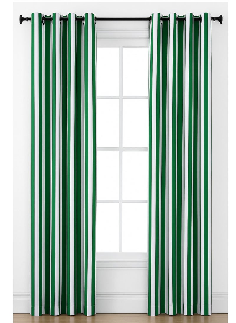 Somer Field Regal Dimout Curtains – 2 Panels, 16 Grommets, 140 W x 240 L cm – Noise-Reducing, Thermal Insulated, Light-Blocking Window Drapes for Living Room or Bedroom - Image 2