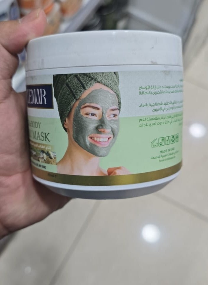 Face and Body Clay Mask 550ml