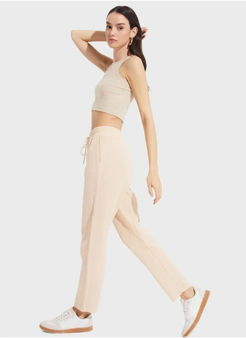 جون High Waist Pants