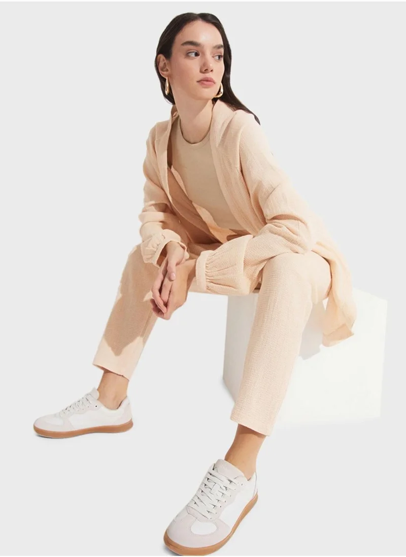 جون High Waist Pants