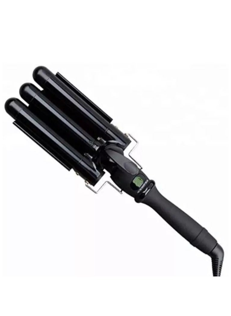 3 Barrel Waver 25mm Hair Curler For Short And Long Hair Profession - Image 1