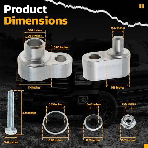 TUELETFU Rear Air AC Block Off Kit for GMC Acadia for Chevy Trailblazer 2007-2015 with Dual Bolts - Image 2
