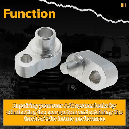 TUELETFU Rear Air AC Block Off Kit for GMC Acadia for Chevy Trailblazer 2007-2015 with Dual Bolts - Image 5